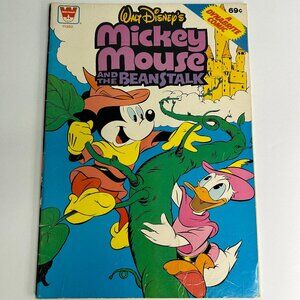 Rare whitman Vintage Walt Disney's Mickey Mouse And The Beanstalk Comic 11350